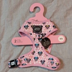 Disney Minnie Mouse Pink Dog Harness, Size X-small
